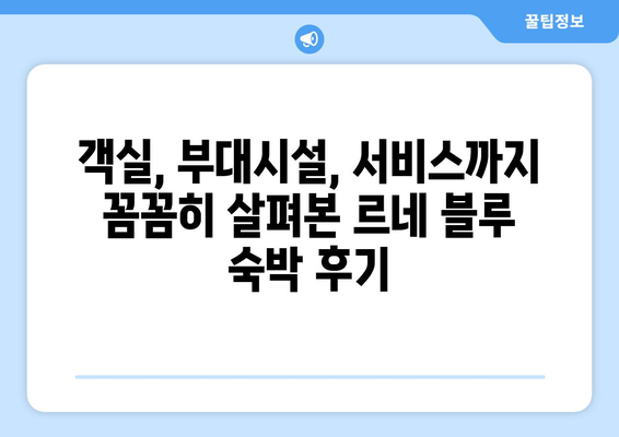 고성 르네 블루 바이 워커힐, 에디터가 직접 경험한 솔직 후기 | 숙박 후기, 워커힐, 고성 여행, 가족 여행, 호텔 추천