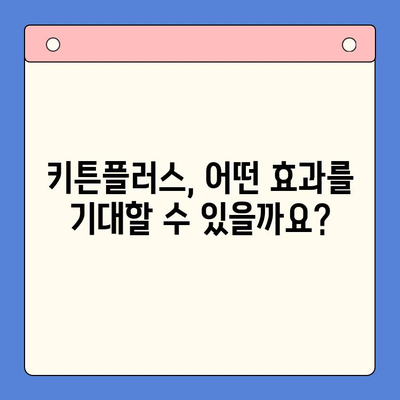 키튼플러스 효과 & 가성비 비교 분석| 나에게 맞는 선택은? | 키튼플러스, 건강보조식품, 비교, 추천