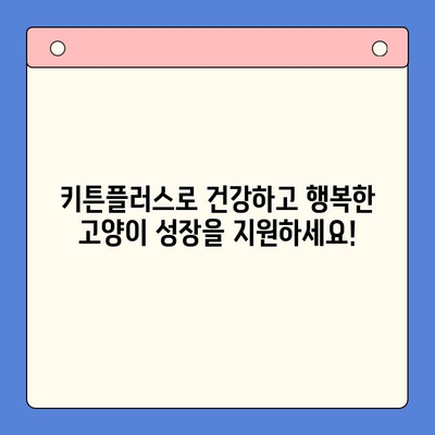 키튼플러스 저렴한 가격| 성장기 영양, 이젠 저렴하게! | 키튼플러스, 고양이 사료, 저렴한 가격, 성장기 영양