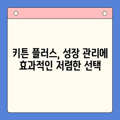 키튼 플러스 가성비| 효과적인 성장 관리를 위한 저렴한 옵션 | 키튼 플러스, 성장 관리, 저렴한 솔루션, 가성비 비교