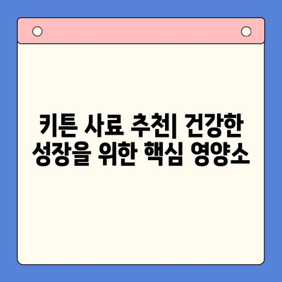 키튼플러스 가격 비교| 고양이 성장에 좋은 음식 추천 | 키튼, 고양이 사료, 영양 정보, 성장 단계