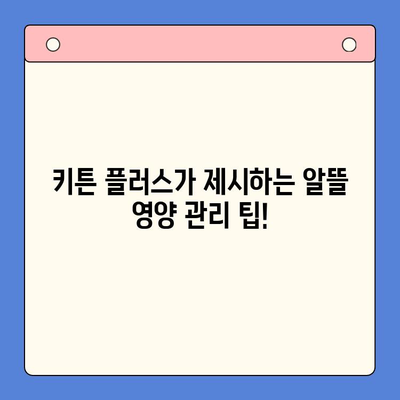 키튼 플러스 저렴한 가격으로 효과적인 성장기 자녀 영양 관리하기 | 키튼 플러스, 성장기 영양, 저렴한 가격, 영양 관리 팁