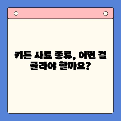 아기 고양이, 건강하게 키우는 첫걸음! 키튼 사료 종류 & 실내묘 사료 추천 | 고양이 사료, 키튼, 실내묘, 건강