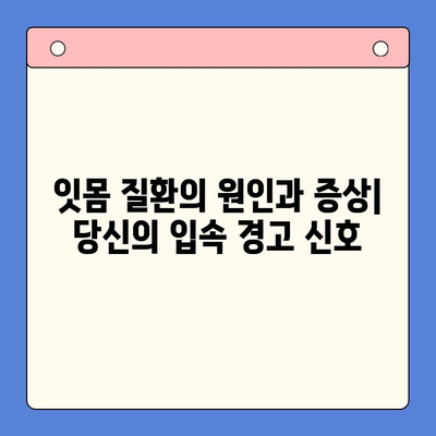 구강 지지 조직 질환 완벽 가이드| 원인, 증상, 치료 및 예방 | 치주 질환, 잇몸 질환, 구강 건강