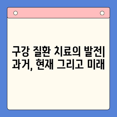 구강 병리학의 성과와 남은 과제| 미래를 향한 도약 | 구강 질환, 치료, 연구, 발전