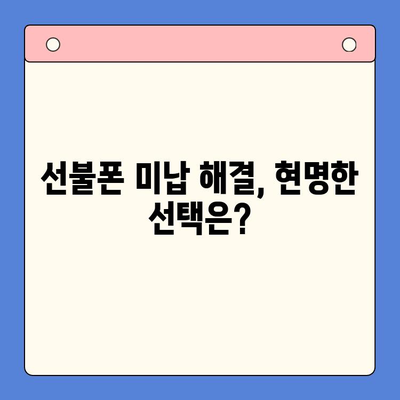 선불폰 미납 정지 해제 후 핸드폰 개통, 바로 가능할까요? | 선불폰, 미납, 해지, 개통, 방법