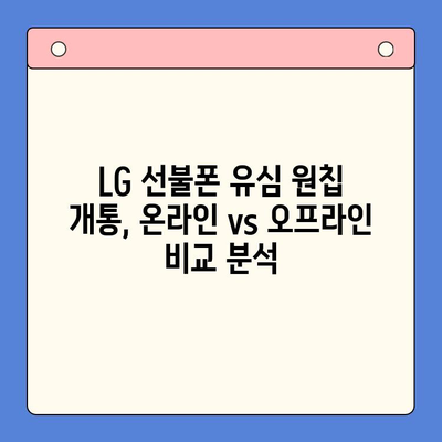 LG 선불폰 유심 원칩 개통 완벽 가이드 | 선불폰 개통, 유심, 원칩, 요금제 비교