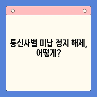 미납 정지된 핸드폰으로 선불폰 개통하는 방법 | 선불폰 개통, 휴대폰 정지 해제, 통신사별 안내