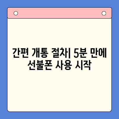 수원 선불폰 저렴하게 개통하는 방법| 단계별 가이드 | 선불폰, 알뜰폰, 요금제 비교, 개통 절차