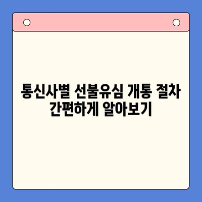 LG 휴대전화 정지 후 선불유심 개통 완벽 가이드 | 선불유심 개통, 휴대폰 정지 해제, 통신사별 안내