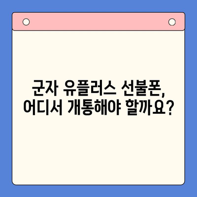 군자에서 유플러스 선불폰 개통하는 방법 | 선불폰, 유플러스, 개통, 군자, 가이드