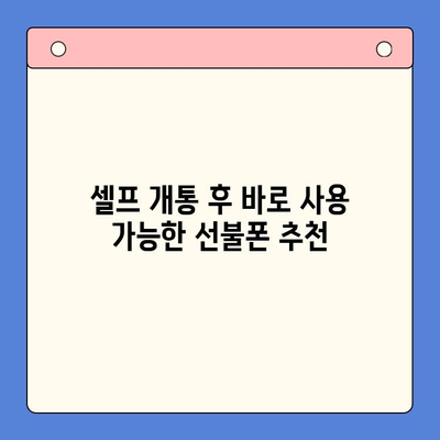 선불폰 패스 인증서 셀프 개통 완벽 가이드| 5가지 요령으로 쉽고 빠르게 개통하기 | 선불폰, 셀프 개통, 패스 인증, 개통 방법