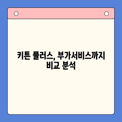 키튼 플러스 가격 비교| 가성비 최고! 어떤 옵션이 나에게 맞을까? | 키튼 플러스 요금제, 가격 비교, 추천