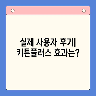 키튼플러스 가격 대비 효과, 정말 만족할까? | 키튼플러스 후기, 장단점 비교, 가격 분석